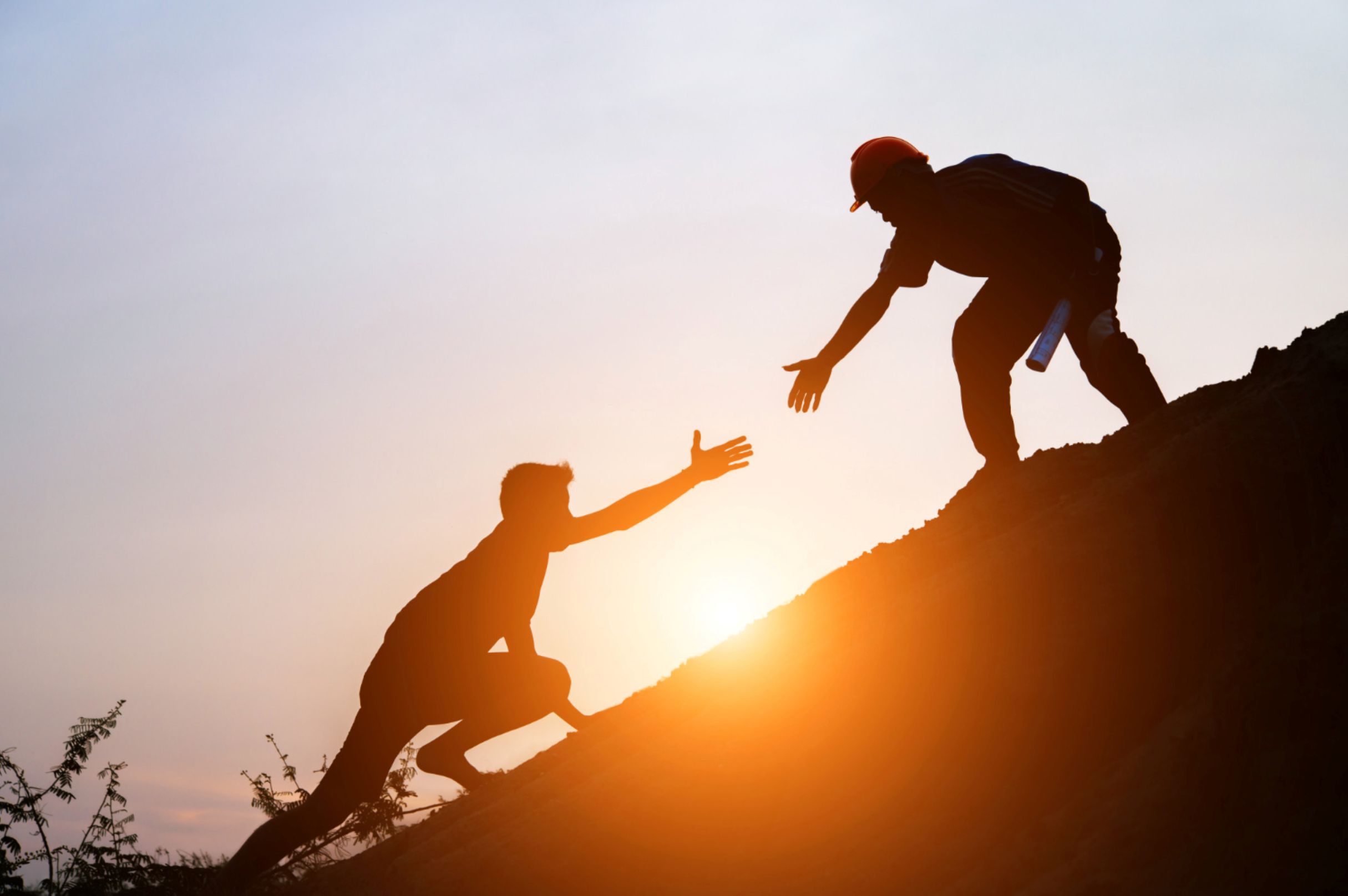A good leader helps pull you up.