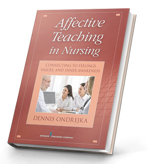 Affective Teaching in Nursing, book cover.