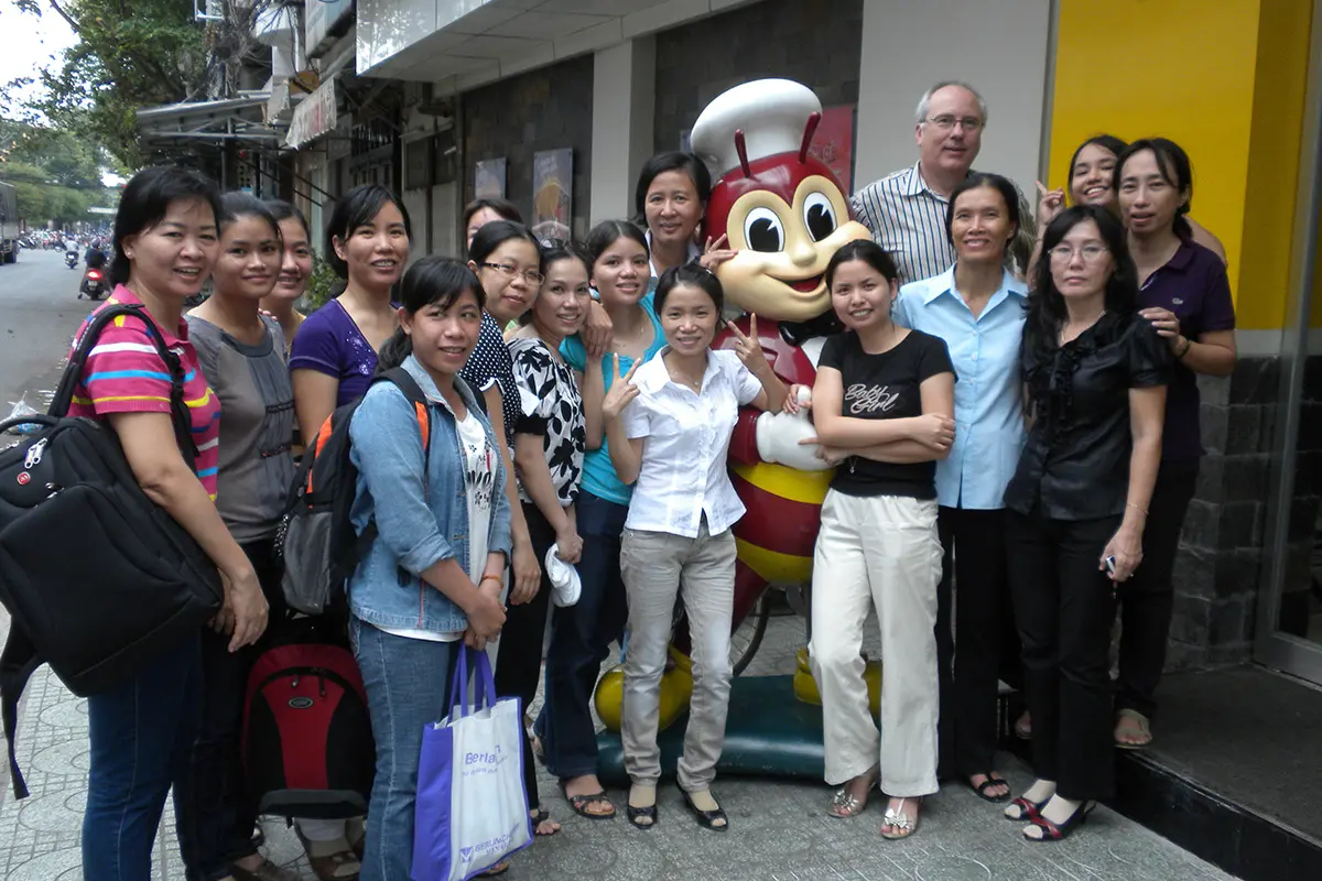 Workshop in Vietnam.